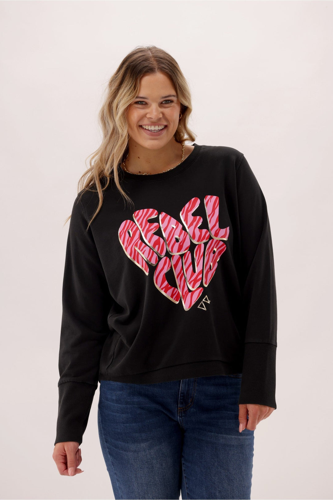 Rebel Club Bold Crew Black