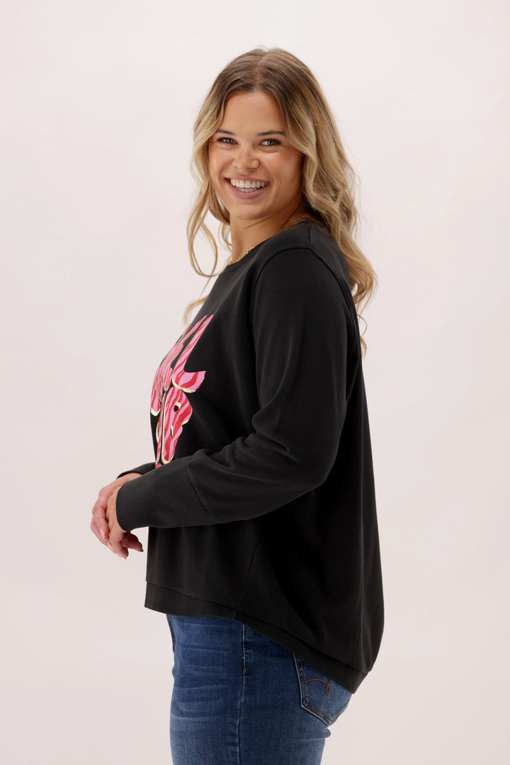 Rebel Club Bold Crew Black