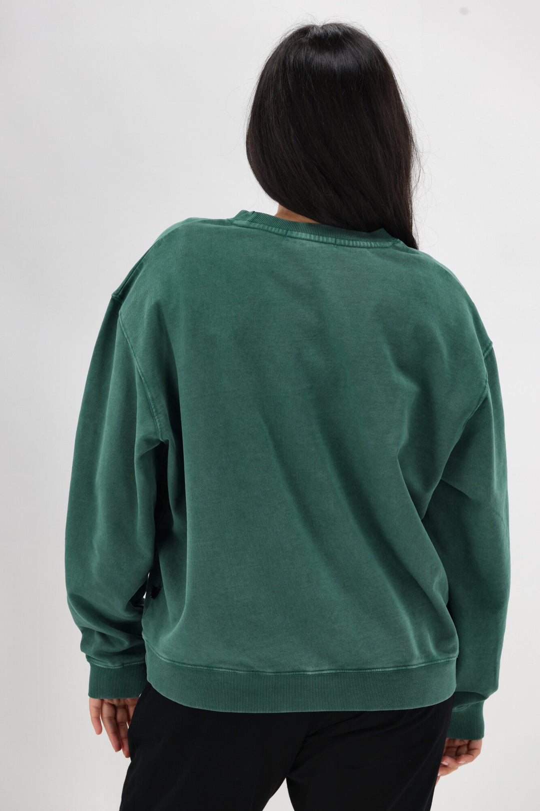 Rebel Club Heart Crush Crew Washed Green