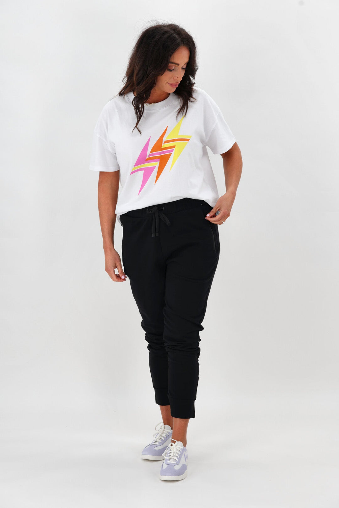 Rebel Club Kickback Pant Black White