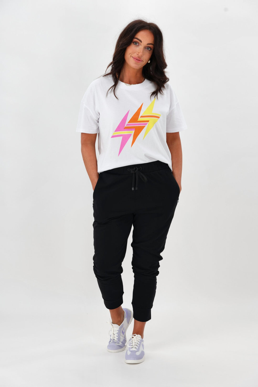 Rebel Club Kickback Pant Black White