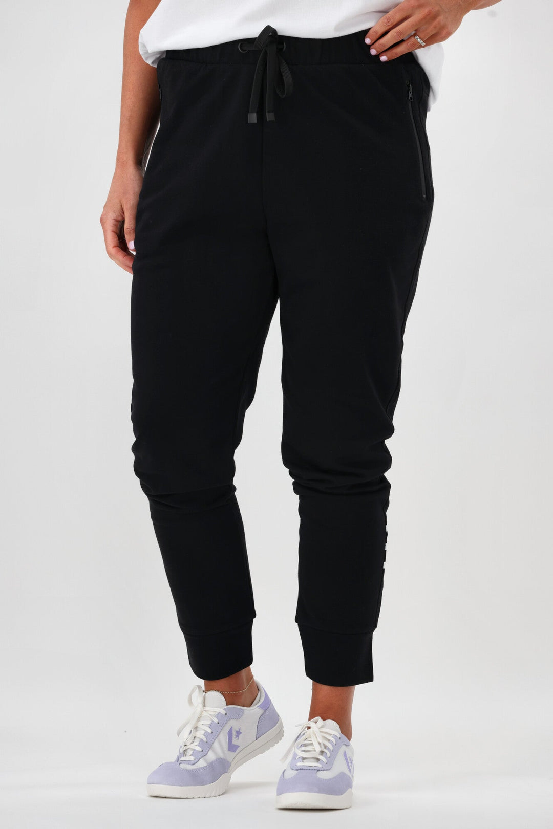 Rebel Club Kickback Pant Black White