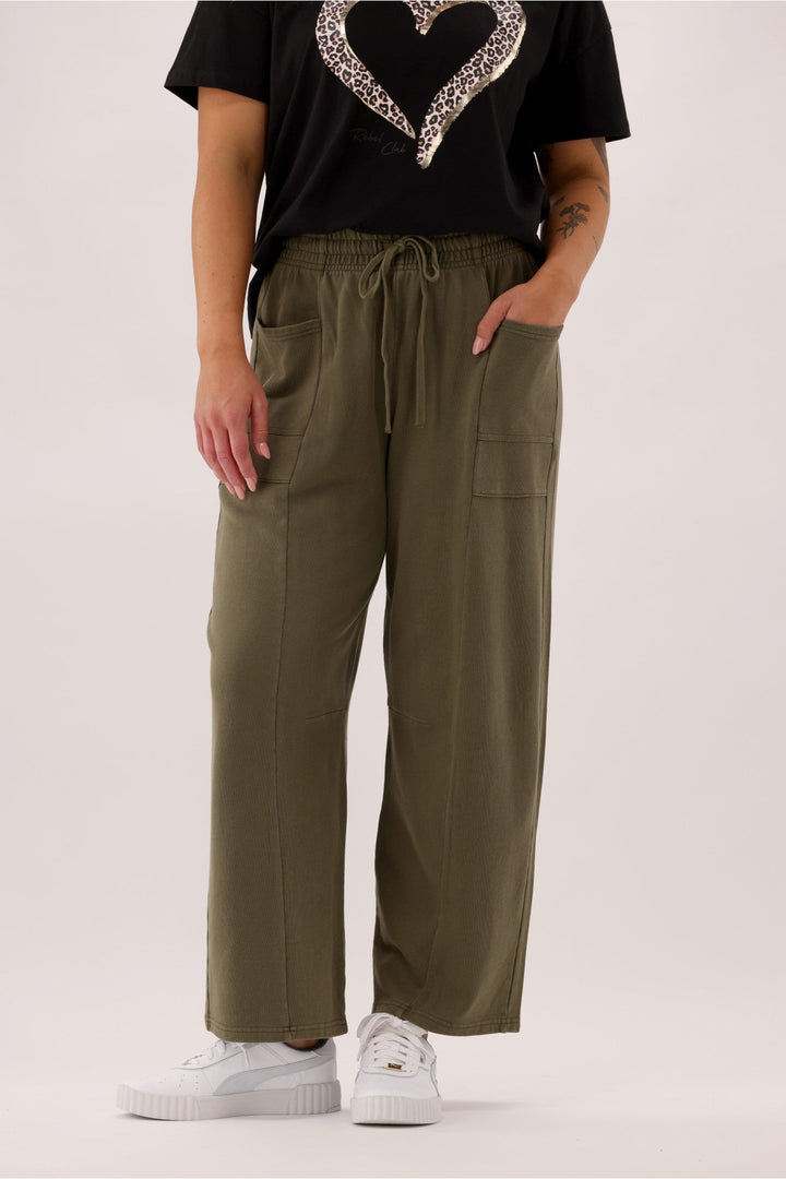 Rebel Club Nova Barrel Pant Khaki