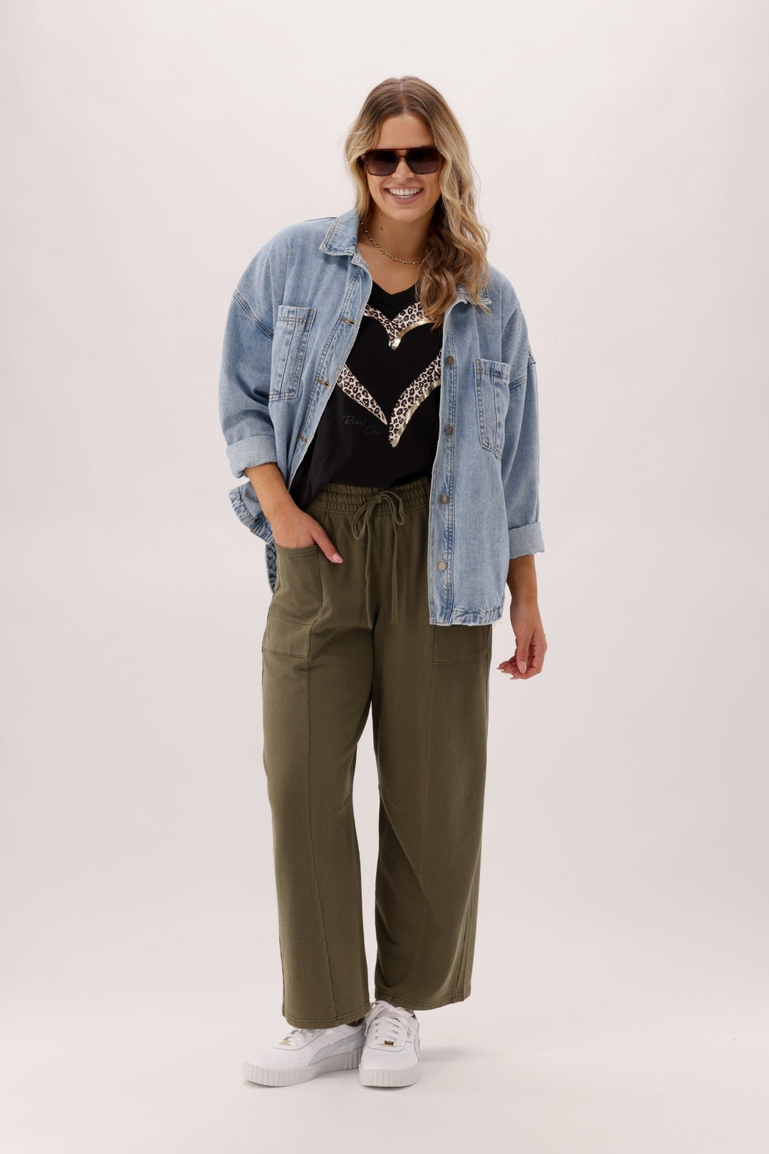 Rebel Club Nova Barrel Pant Khaki