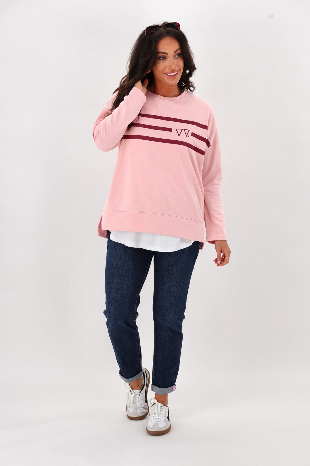Rebel Club Phoenix Throw On Top Pink