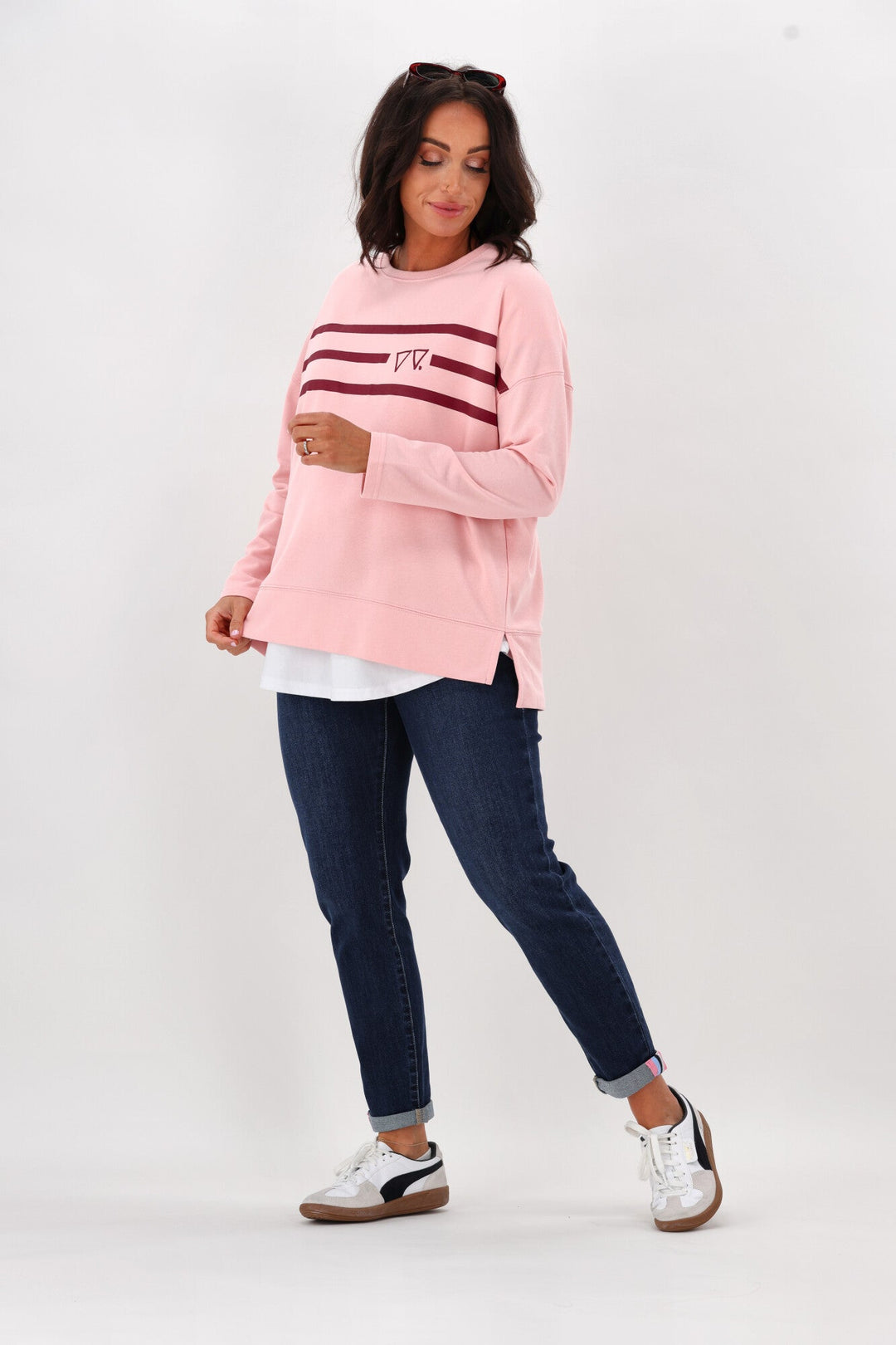 Rebel Club Phoenix Throw On Top Pink