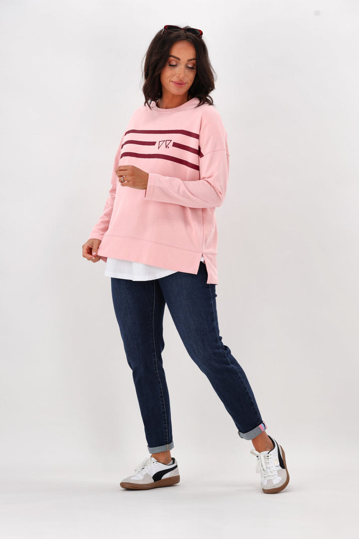 Rebel Club Phoenix Throw On Top Pink