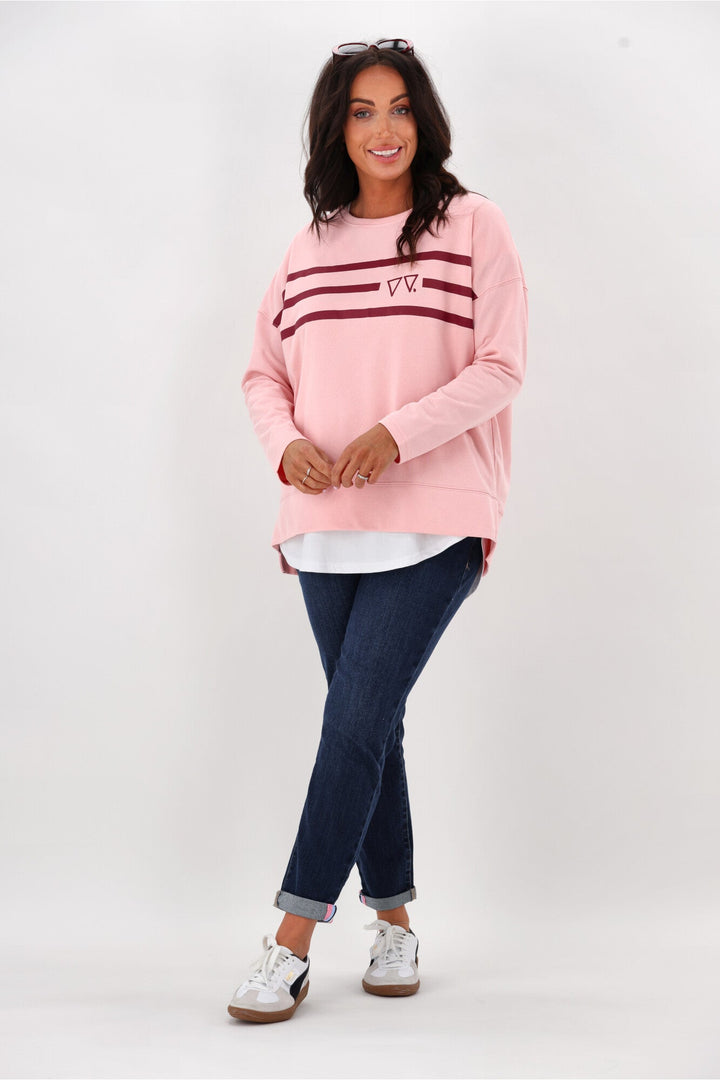 Rebel Club Phoenix Throw On Top Pink