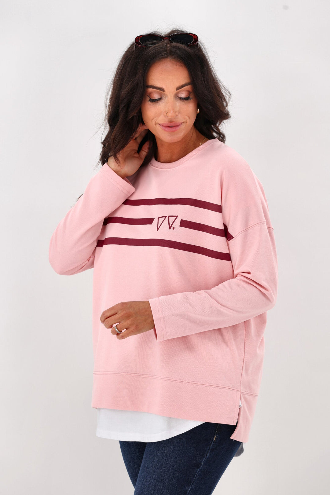 Rebel Club Phoenix Throw On Top Pink