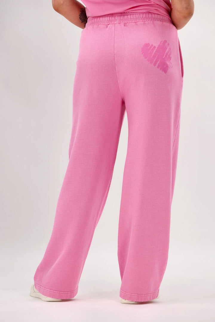 Rebel Club Remi Track Pant Pink Wash