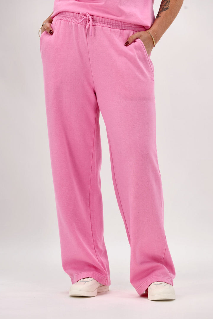 Rebel Club Remi Track Pant Pink Wash