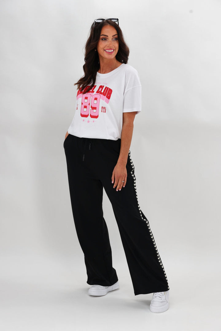 Rebel Club Trackside Pant Black