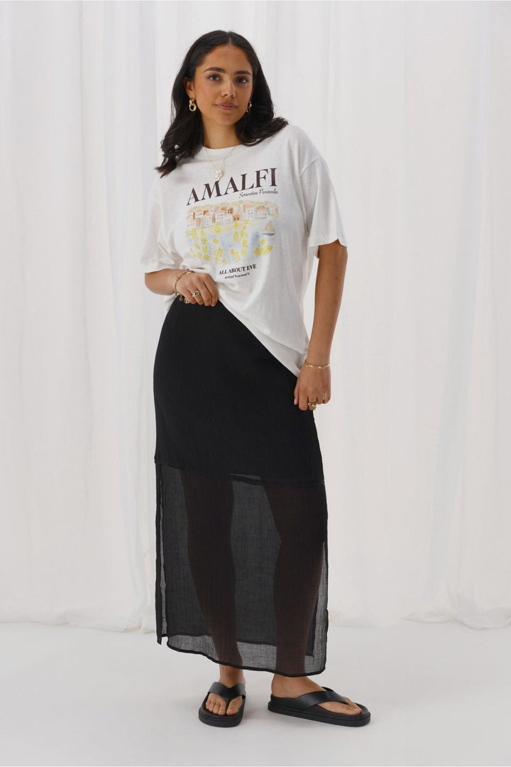 Ayva Tessa Maxi Skirt Black