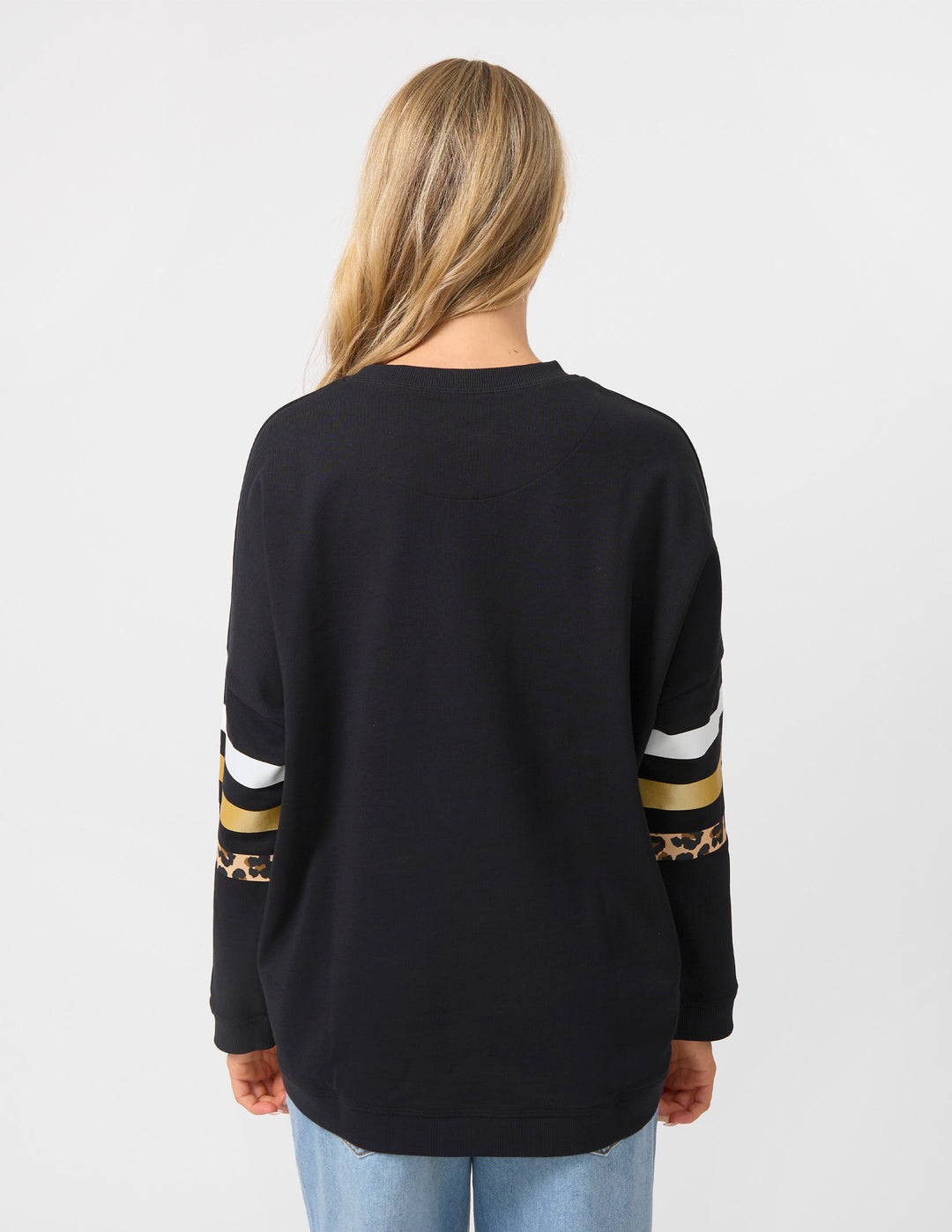Stella + Gemma Newport Pocket Sweatshirt Black