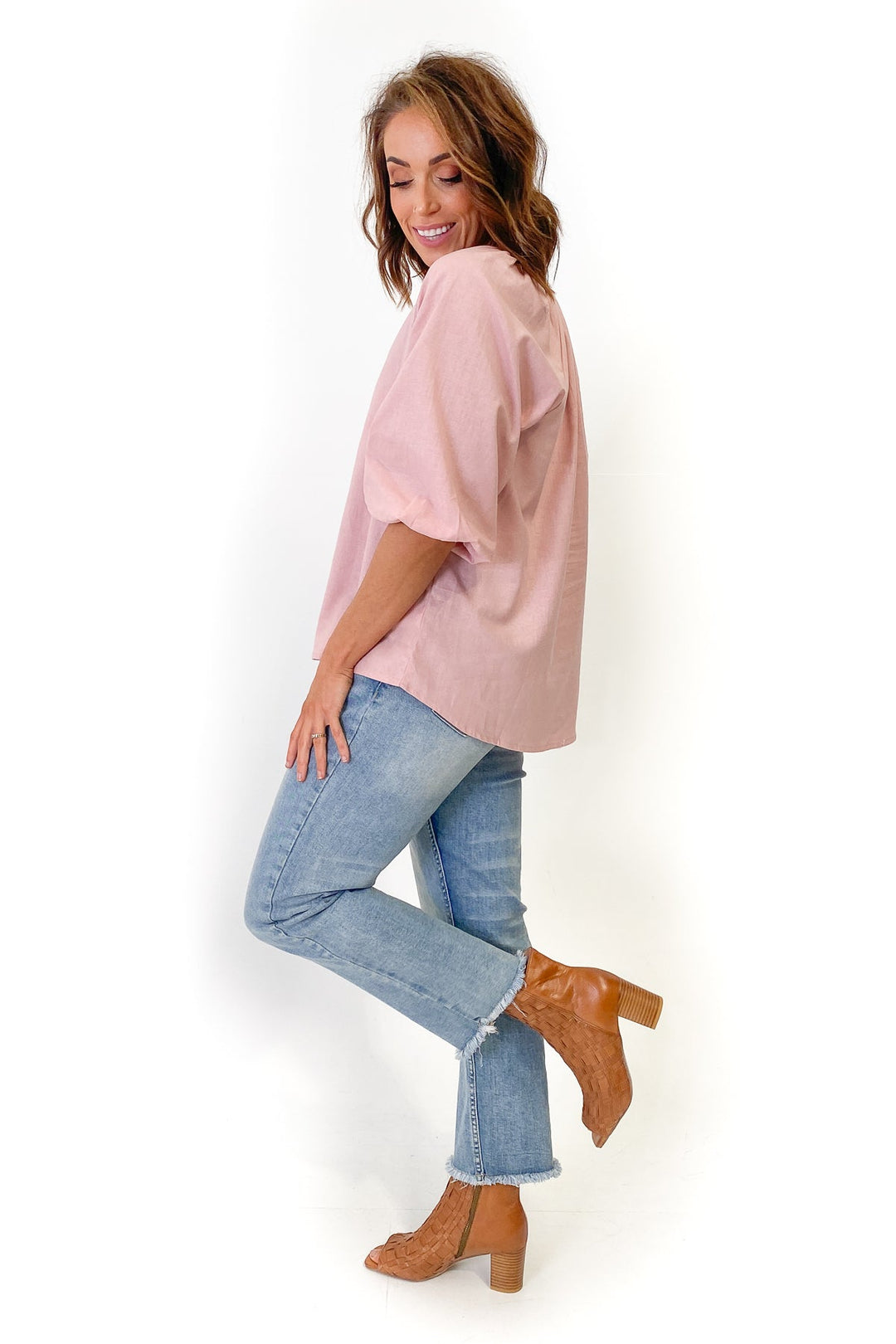 Sass Pippa Top Blush