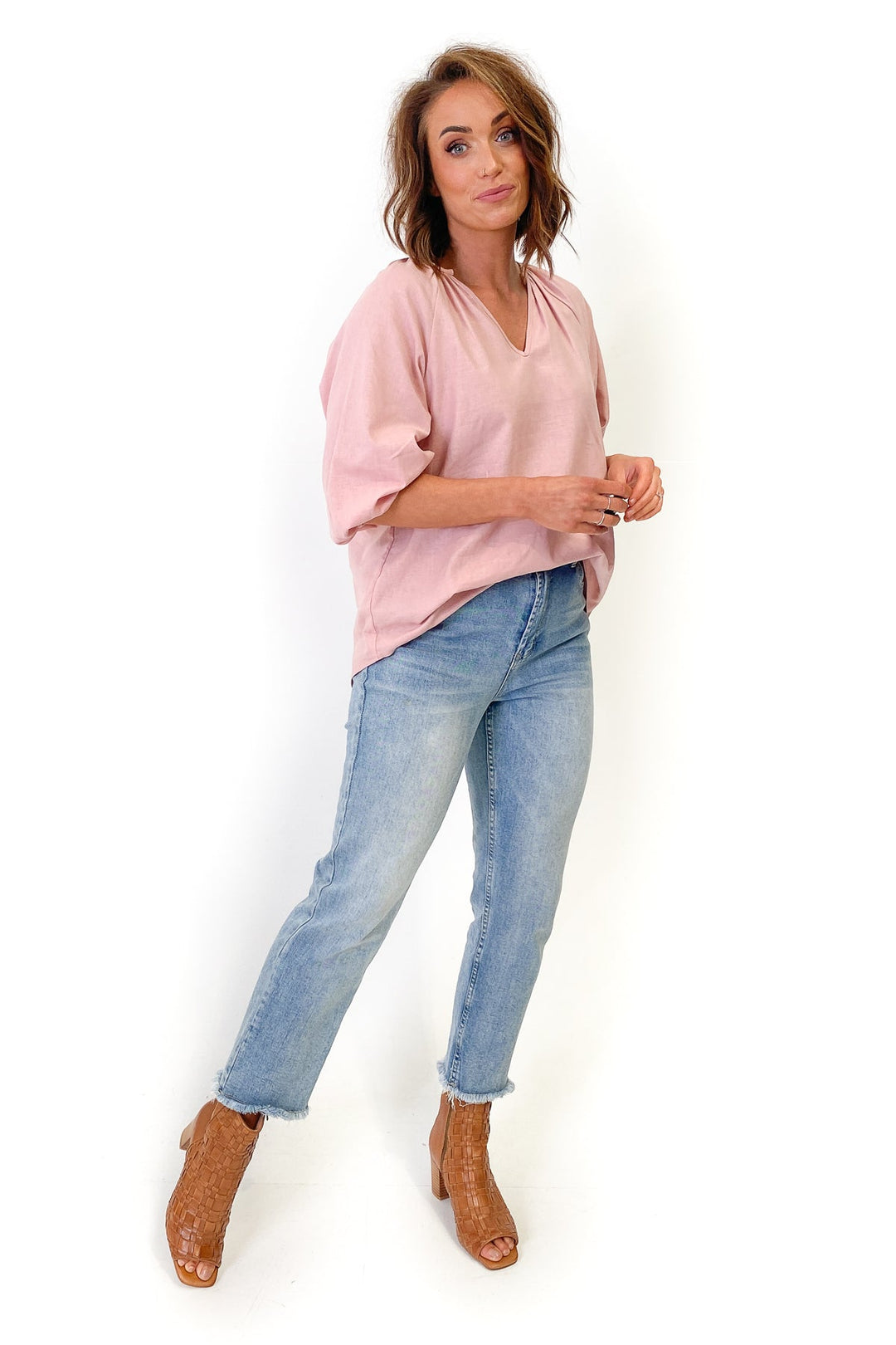 Sass Pippa Top Blush