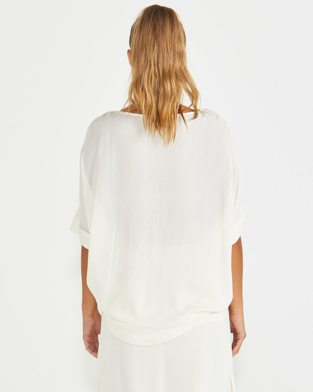 Sass Raya Oversized Top Cream