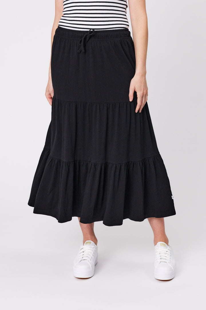 Essentials Midi Skirt Black