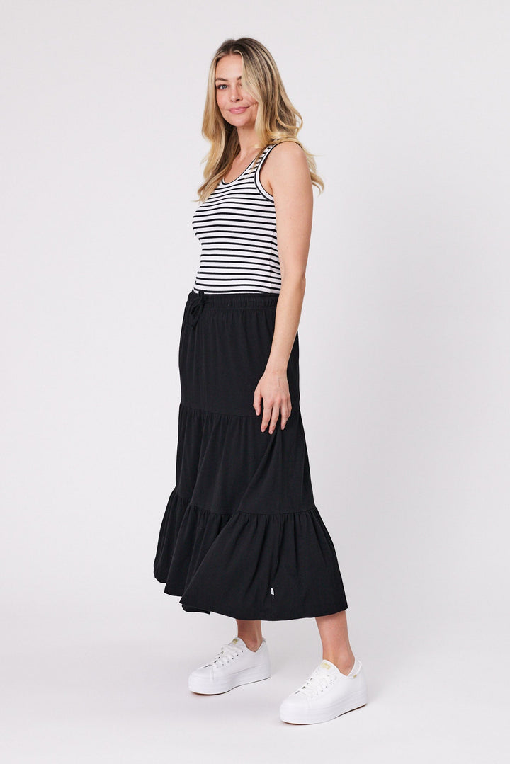 Essentials Midi Skirt Black