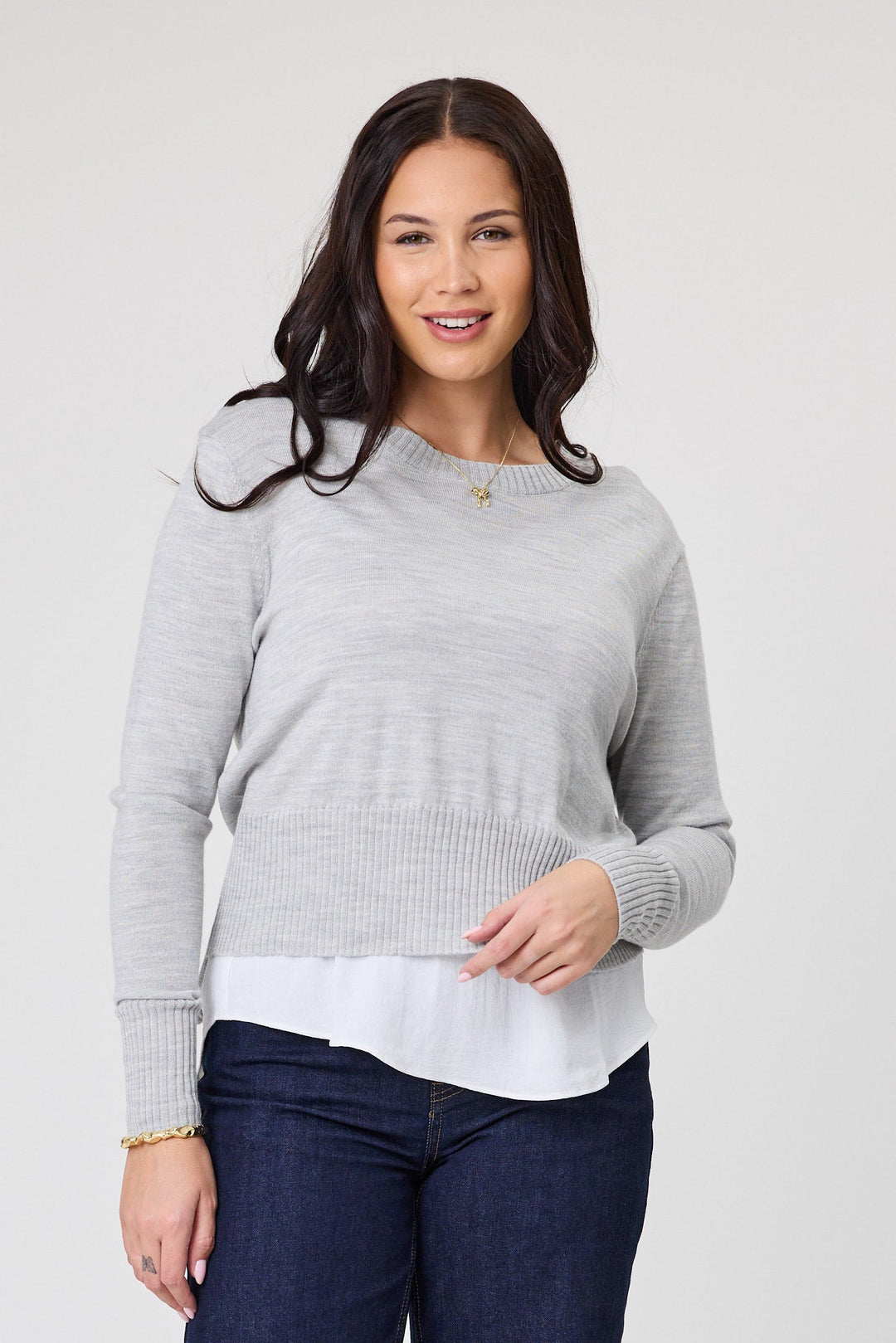 Alpine by Toronto Layering Crew Grey Marl