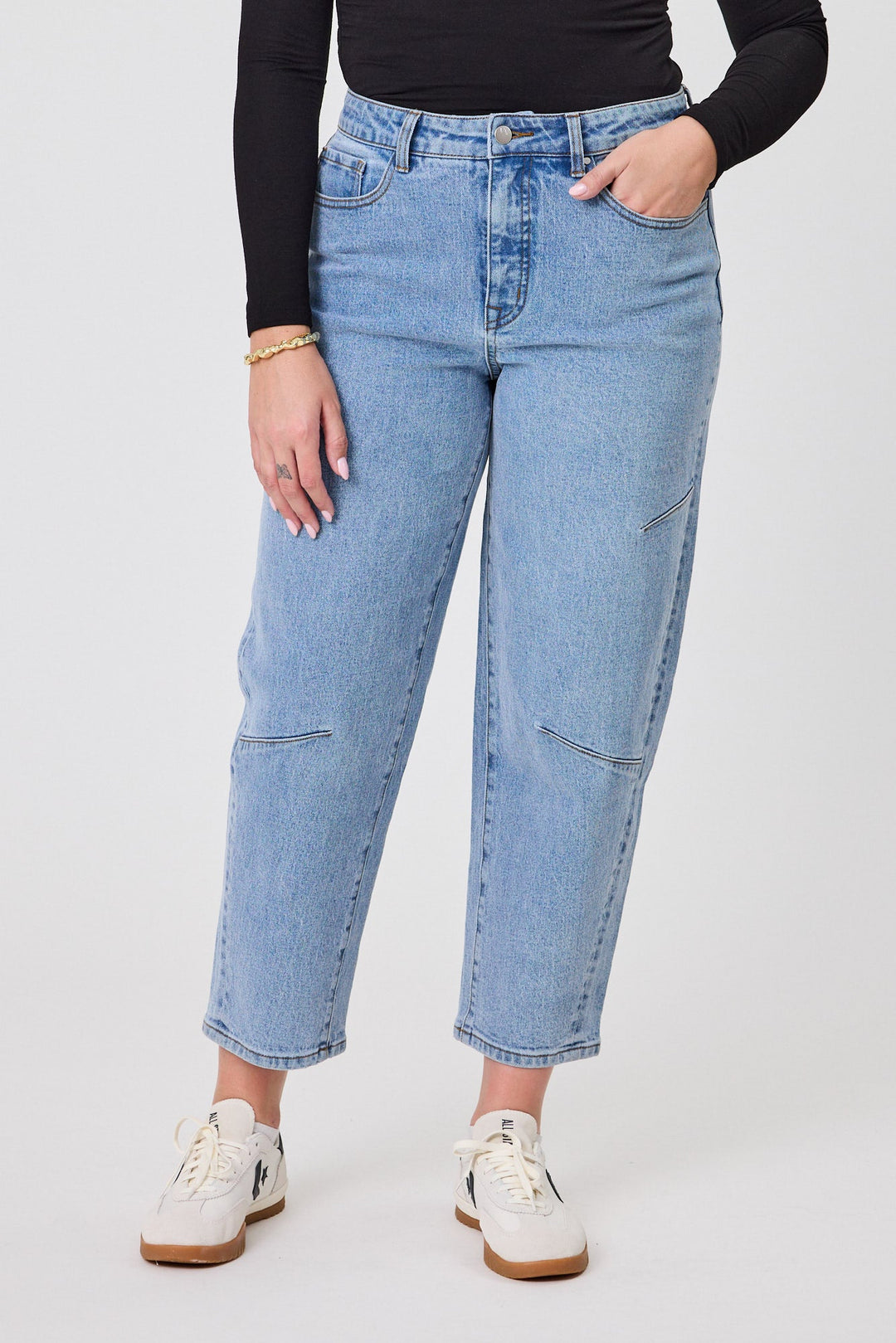 Label MacPherson Barrel Leg Jean Vintage Indigo