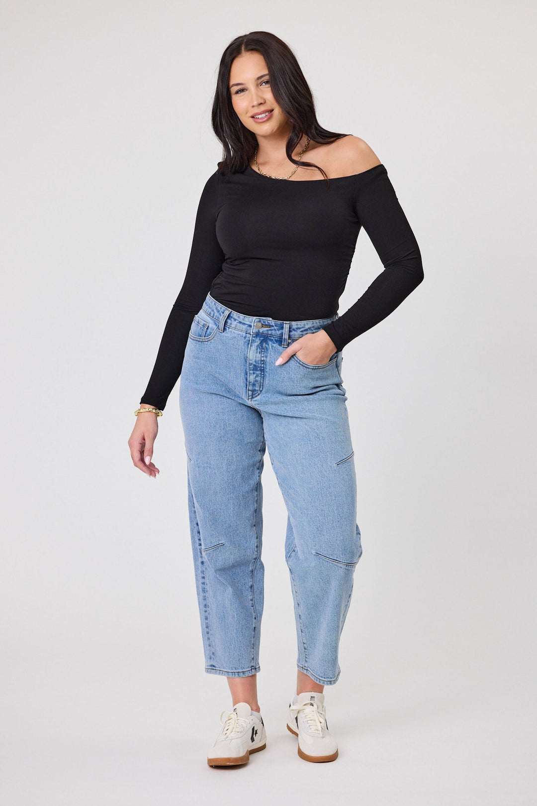 Label MacPherson Barrel Leg Jean Vintage Indigo