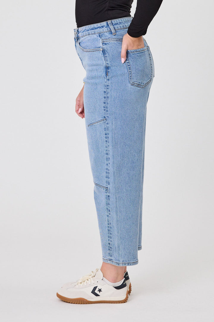 Label MacPherson Barrel Leg Jean Vintage Indigo