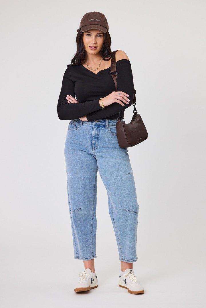 Label MacPherson Barrel Leg Jean Vintage Indigo