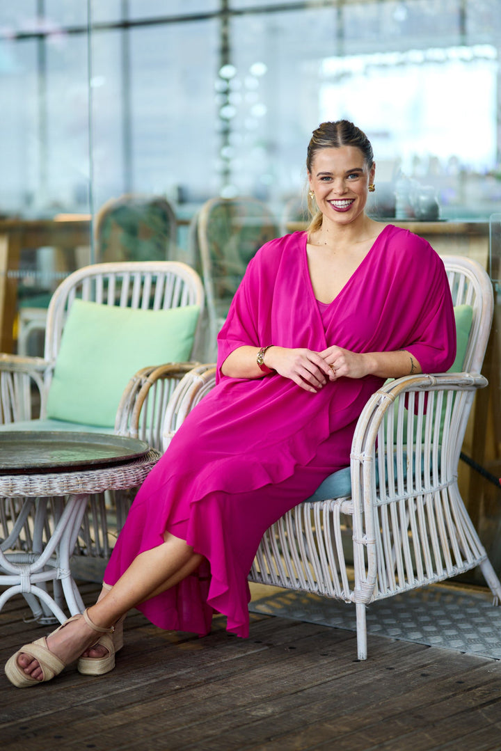Celebration Opal Wrap Dress Berry