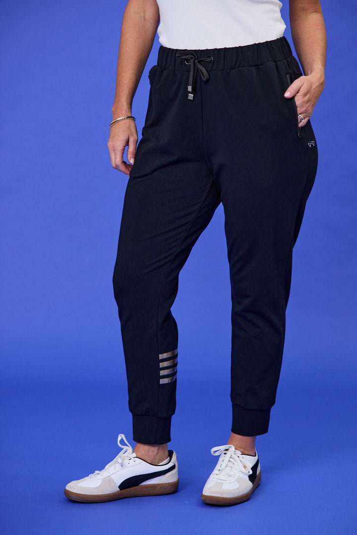 Rebel Club Aura Pant Black Gold