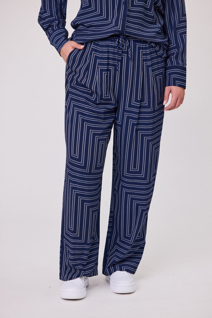 Label Marrellen Geo Print Pant