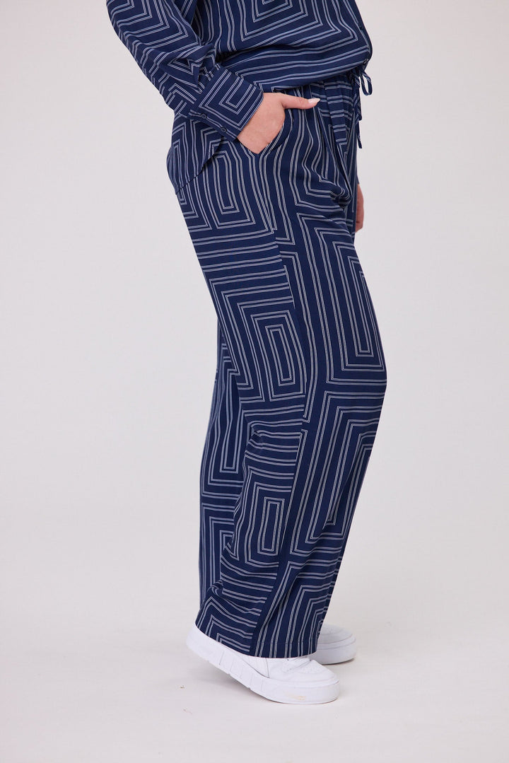 Label Marrellen Geo Print Pant