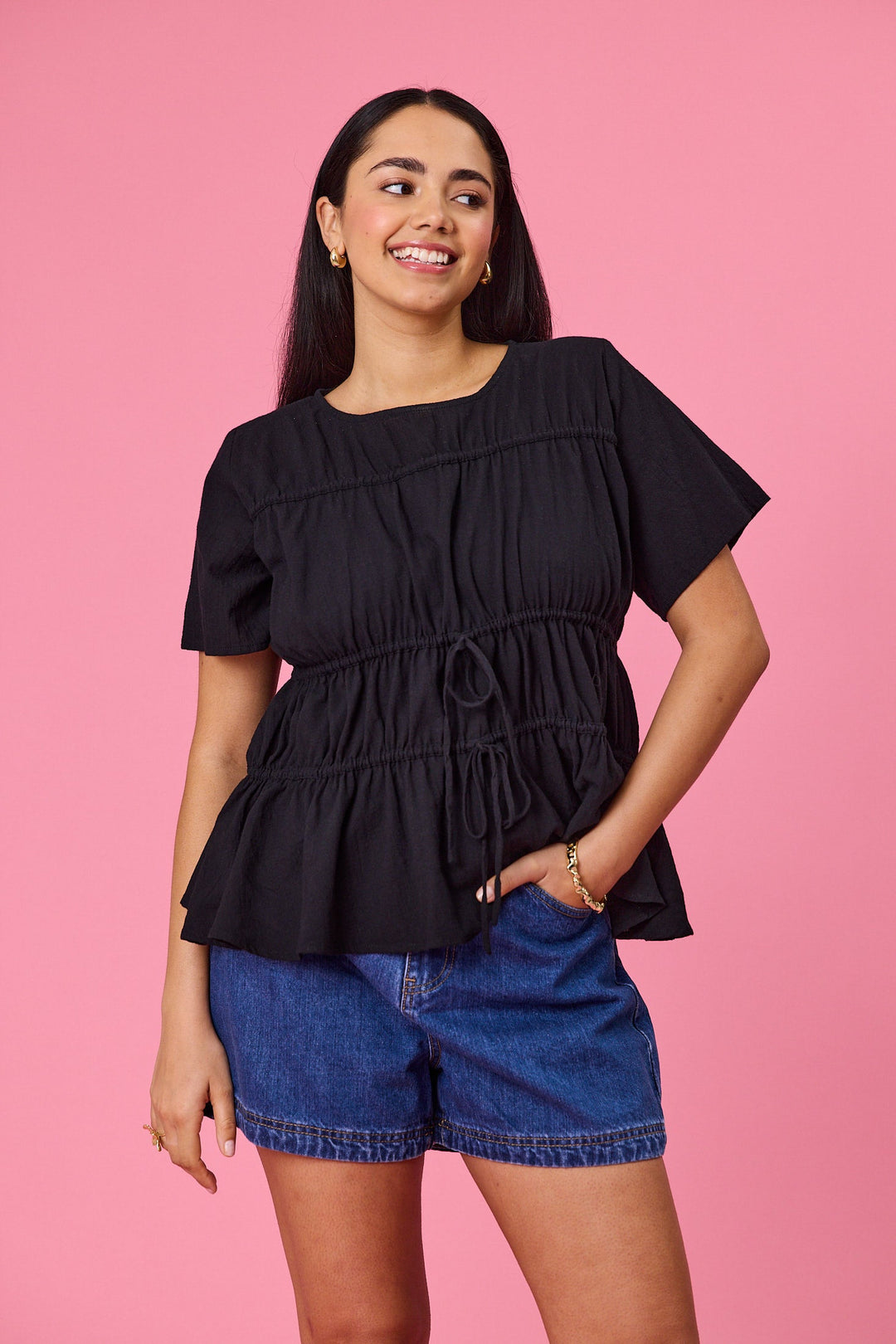 Ayva Lola Top Black