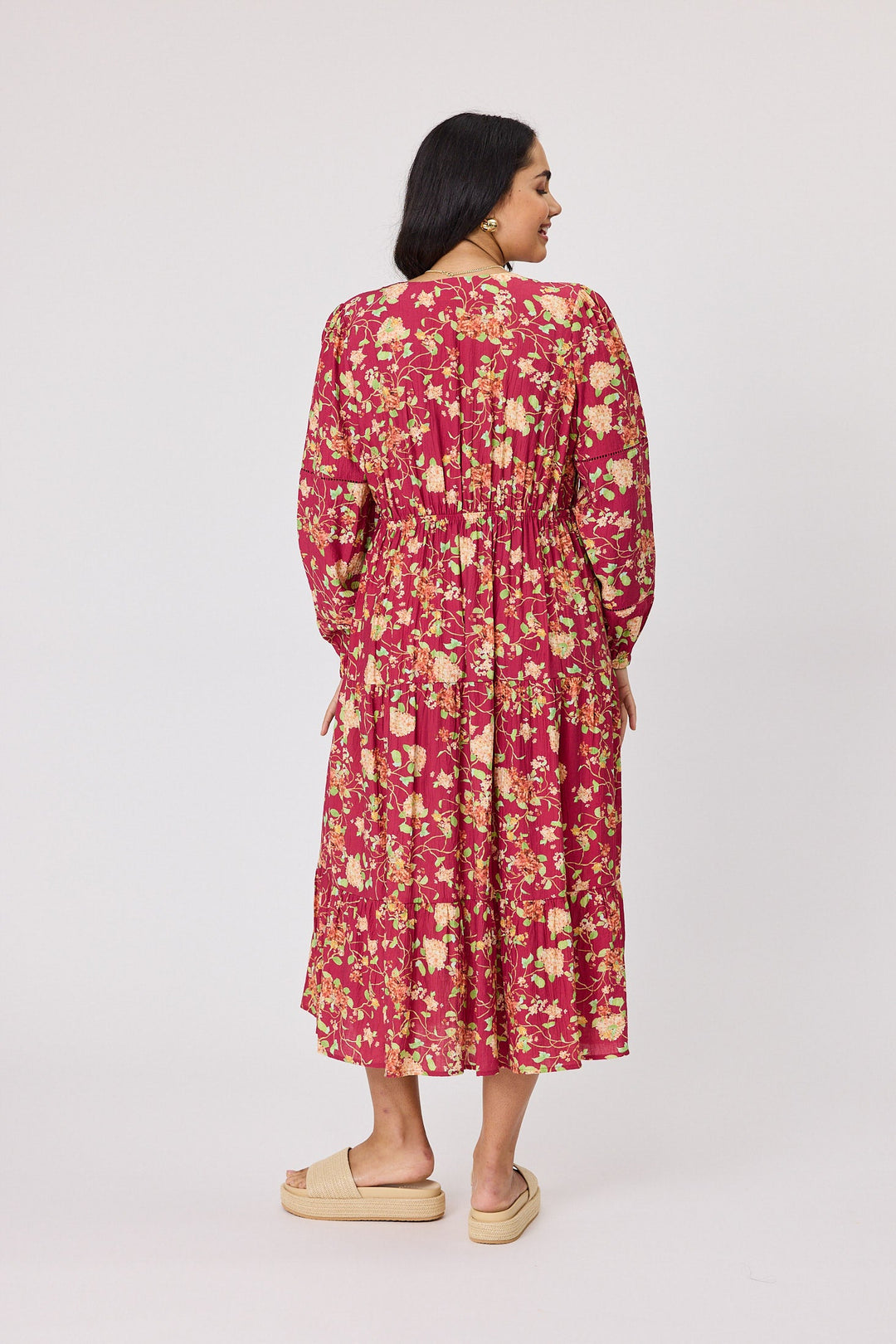 Gloss The Label Lois Dress Wine