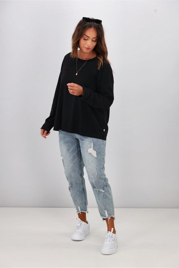 Essentials Long Sleeve Black