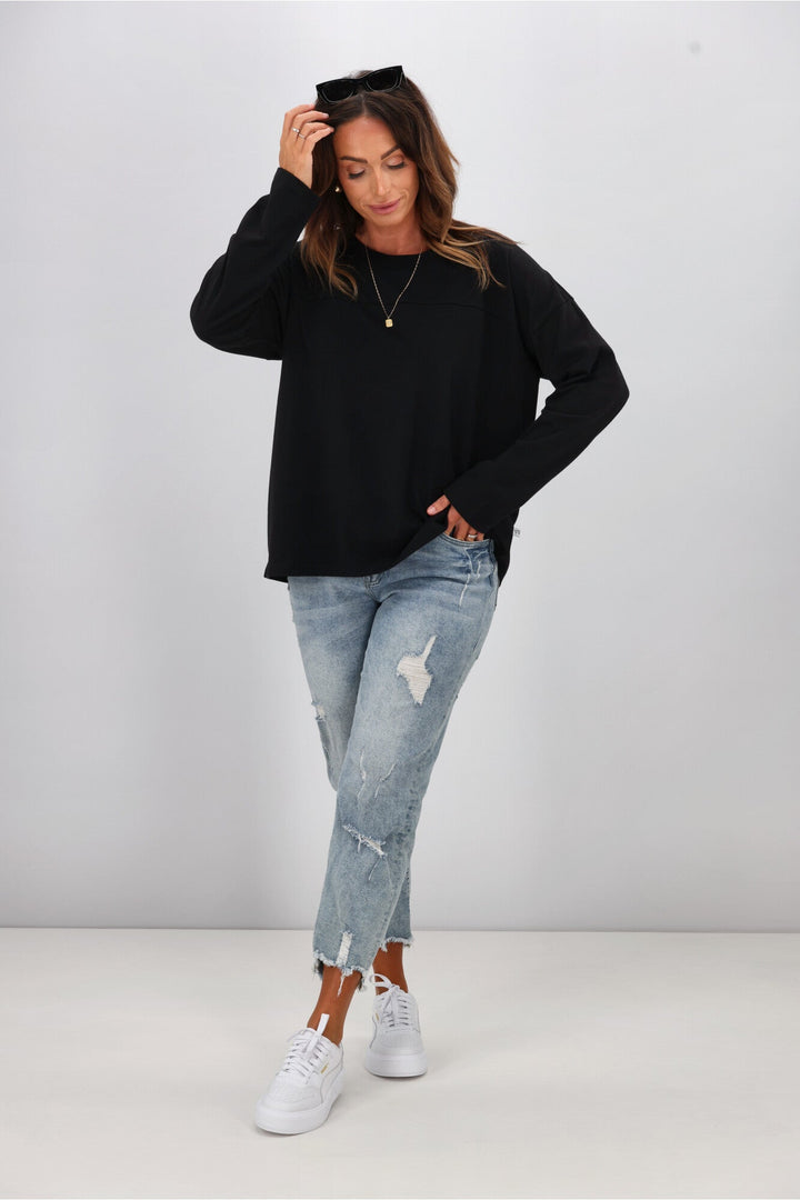 Essentials Long Sleeve Black