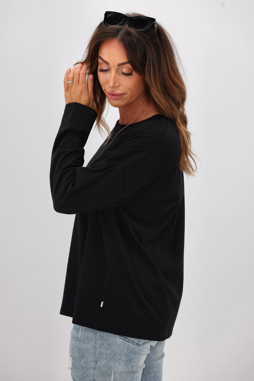 Essentials Long Sleeve Black