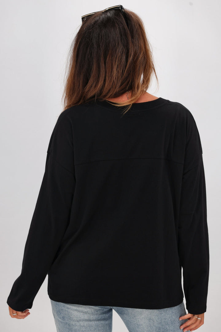 Essentials Long Sleeve Black