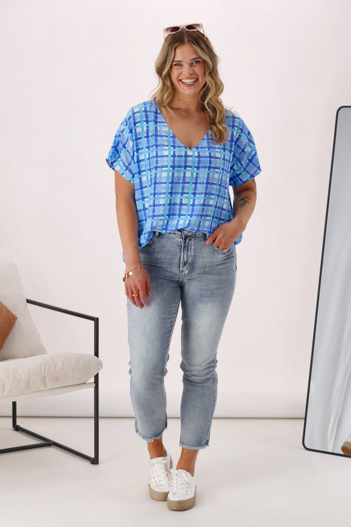 Label Anais Top Check