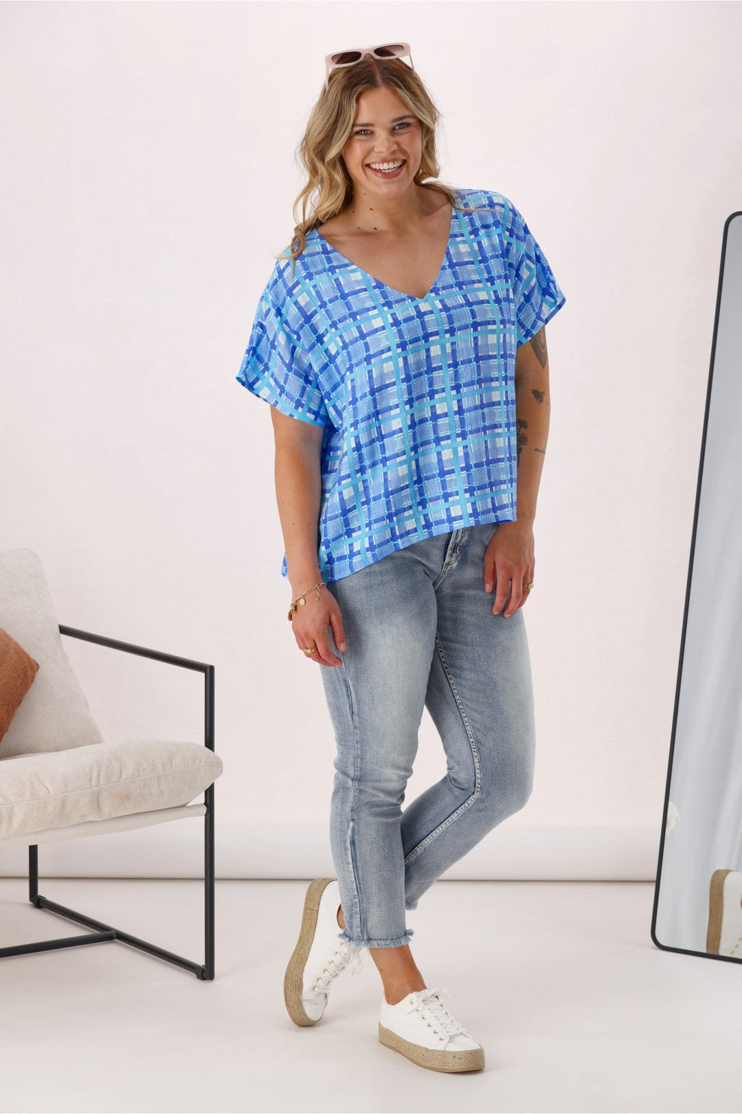 Label Anais Top Check