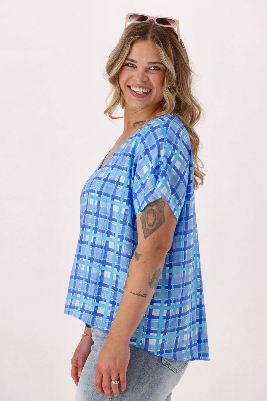 Label Anais Top Check