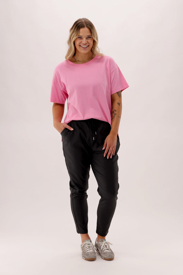 Label Anew Wetlook Jogger Black