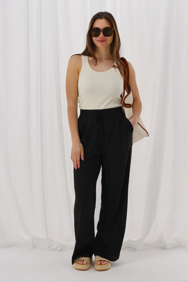 Label Avelina Pants Black