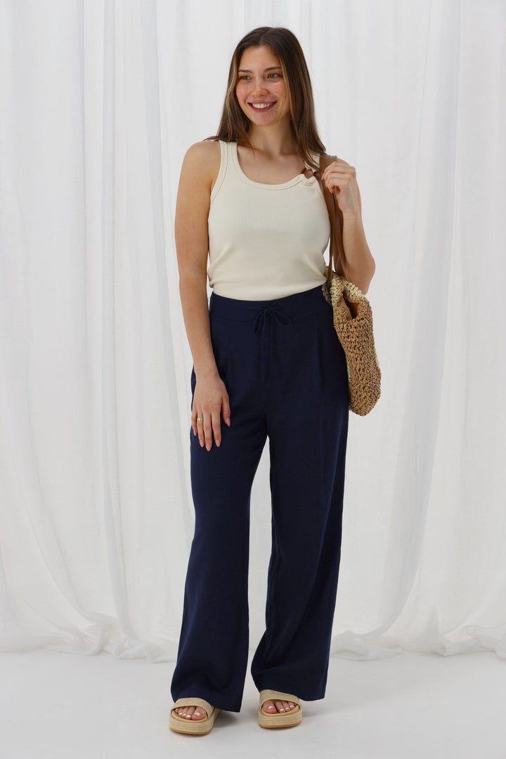 Label Avelina Pants Navy