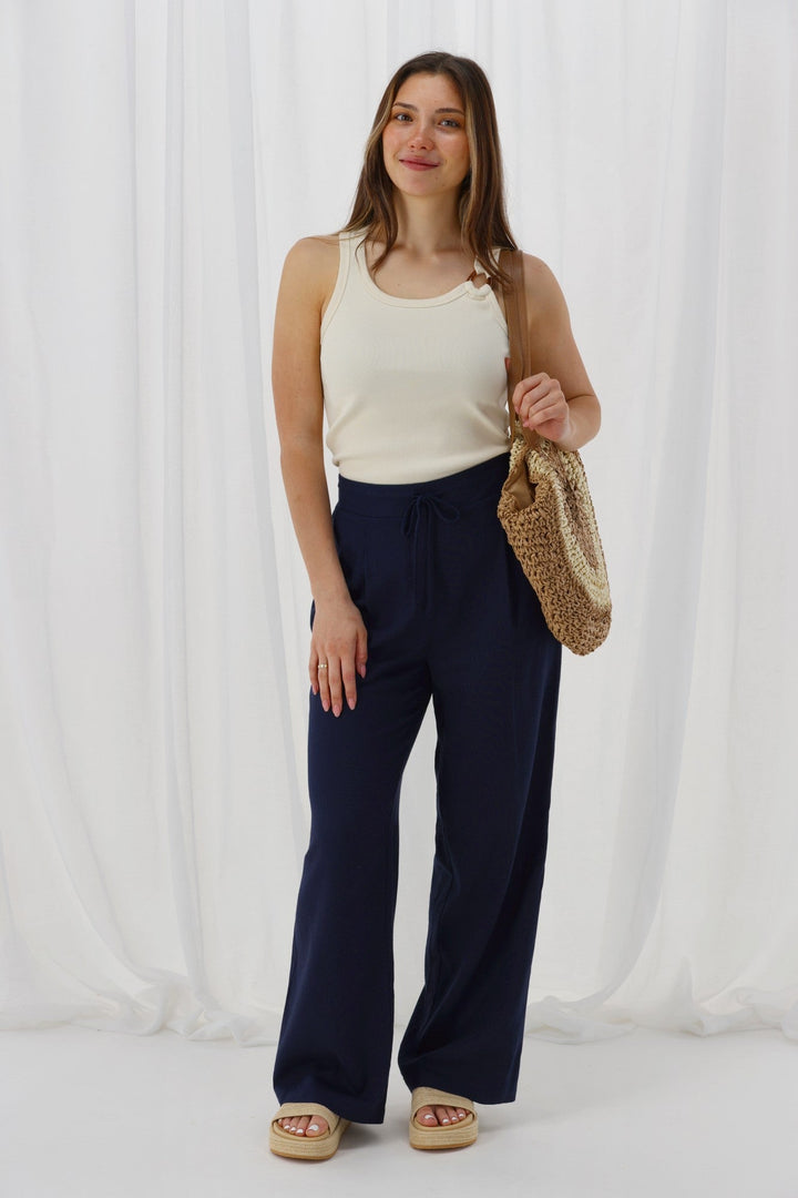 Label Avelina Pants Navy