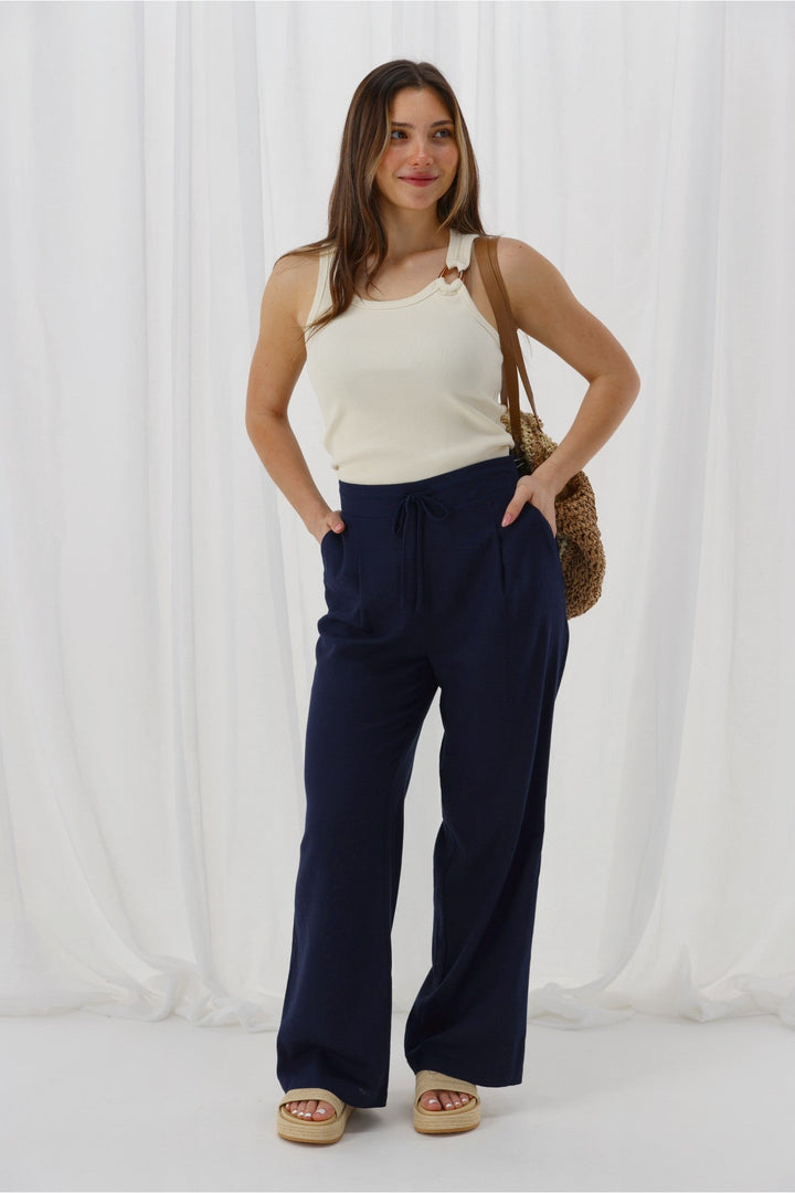 Label Avelina Pants Navy