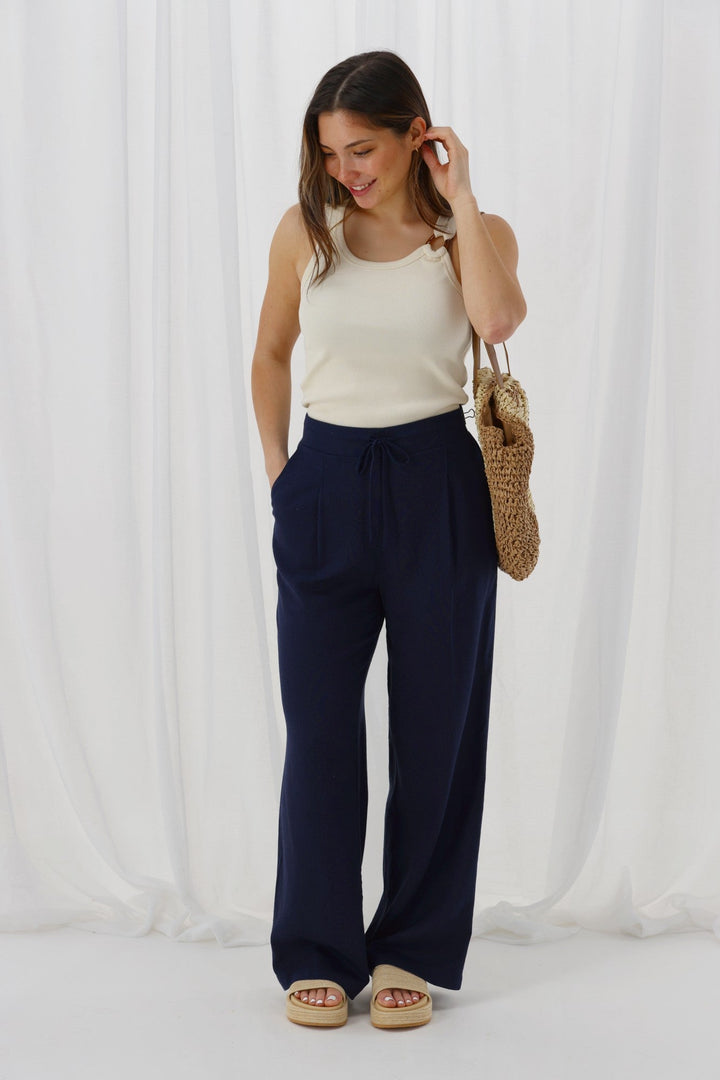 Label Avelina Pants Navy