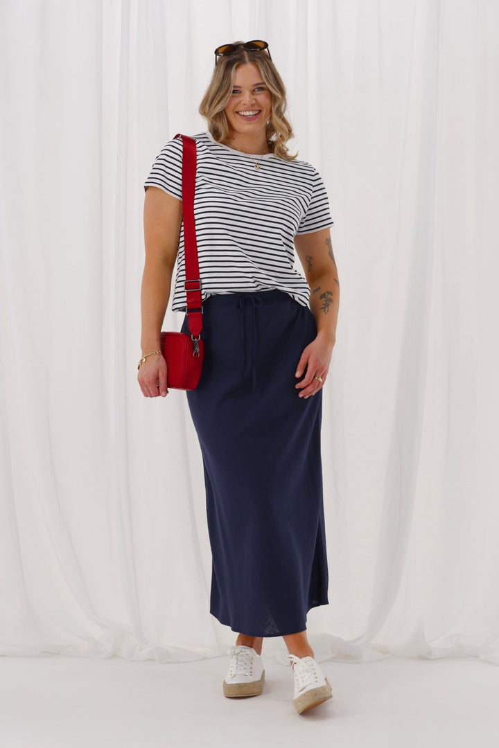 Label Avelina Skirt Navy