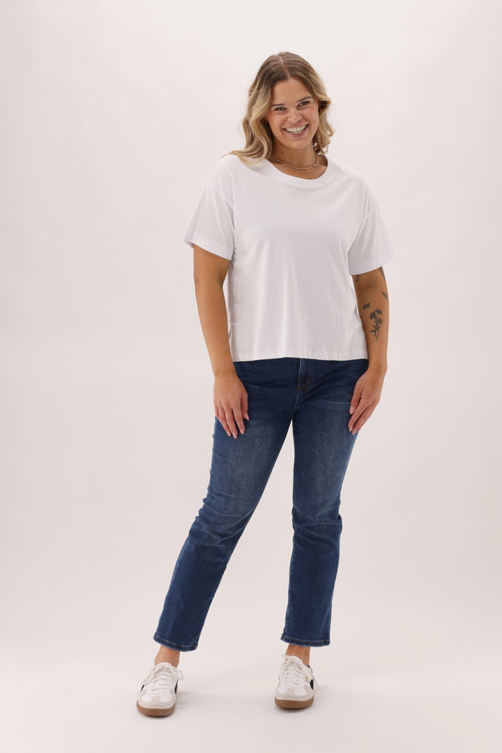 Label Bailey Straight Jean Heritage Indigo