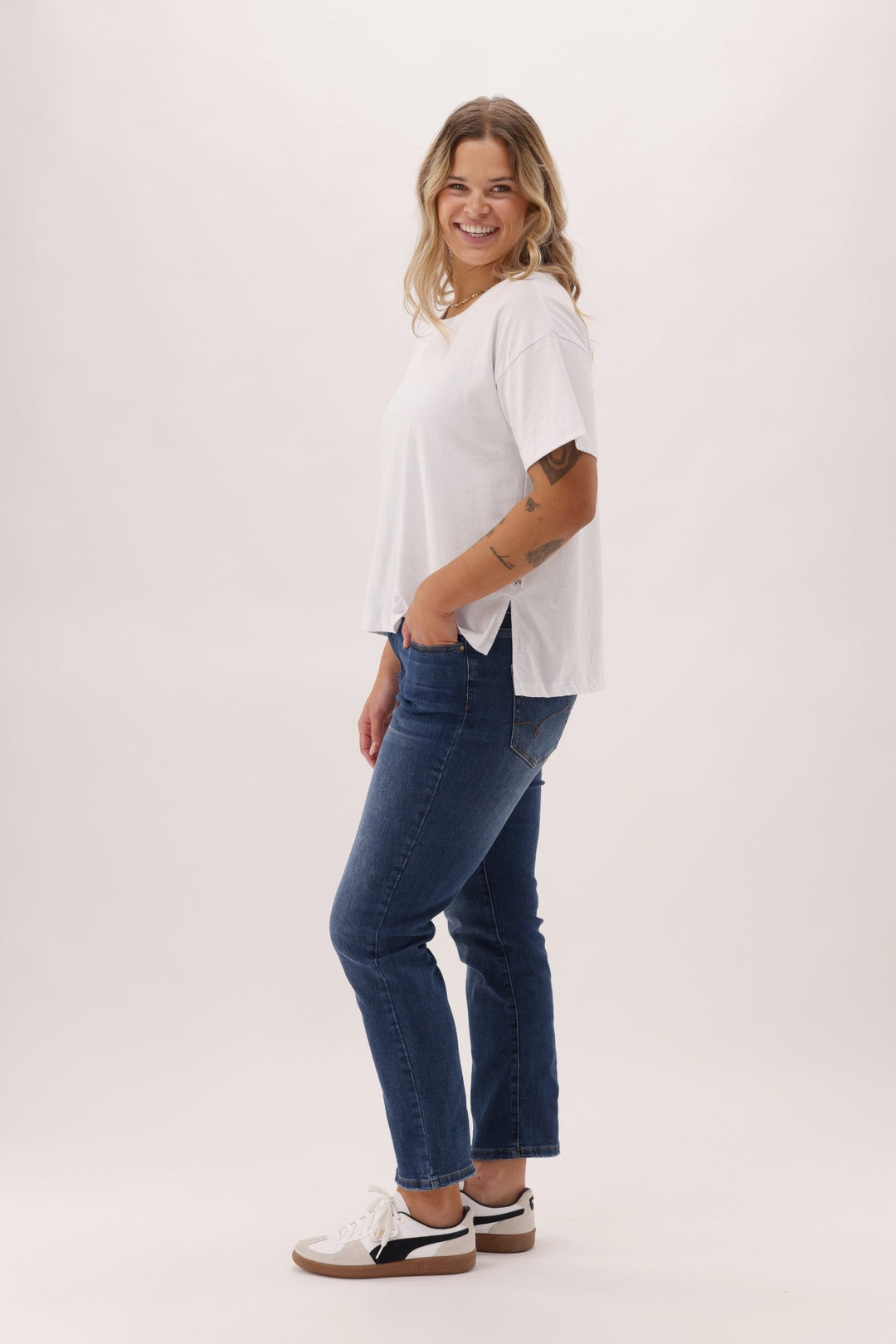 Label Bailey Straight Jean Heritage Indigo